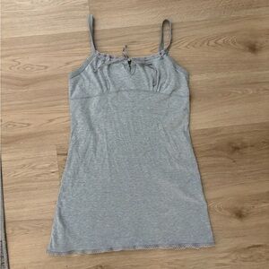 xhilaration grey vintage mini dress